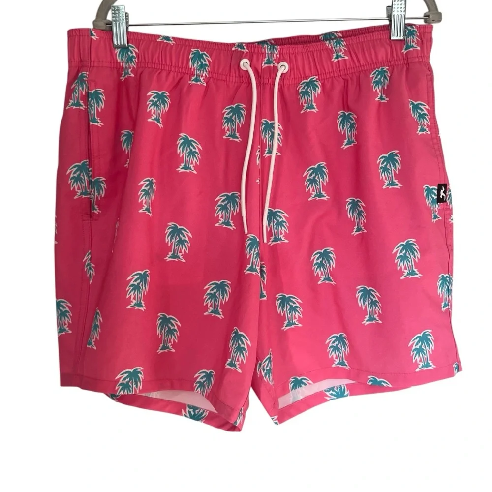 Hollister palm print stretch men swim shorts size‎ L
